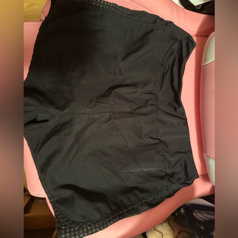 Black athletic shorts